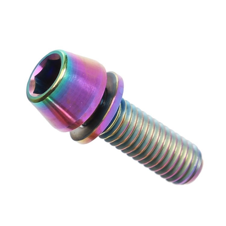 TOSEEK 山地車自行車鈦合金把立螺絲帶墊片