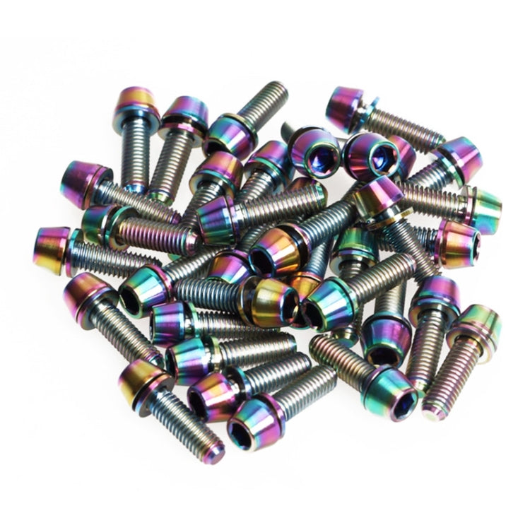 TOSEEK 山地車自行車鈦合金把立螺絲帶墊片