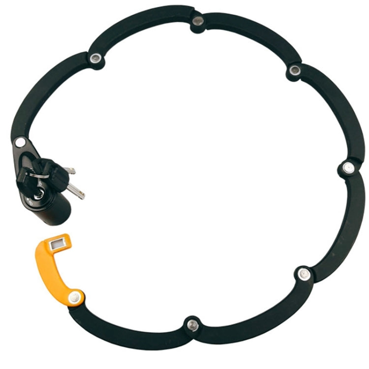 BIKERSAY BK012B 鑰匙款摺疊鎖 自行車摺疊鎖防盜防鎖