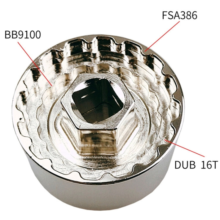 BIKERSAY BT048自行車中軸拆裝工具BBR60/BB9000/DUB/FSA386/44MM