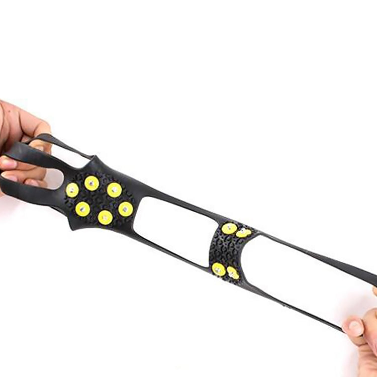 10齒冰爪戶外防滑鞋套 適用於冰雪地面，尺寸：S