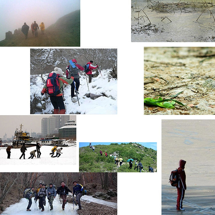 10齒冰爪戶外防滑鞋套 適用於冰雪地面，尺寸：XL