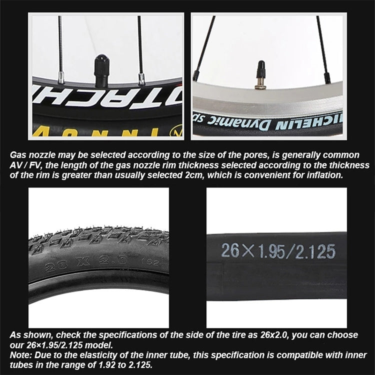 PROMEND 27.5 x 1.95 AV 山地自行車丁基膠充氣輪胎