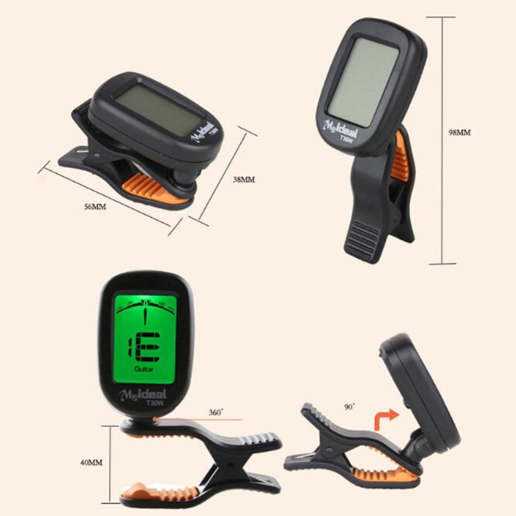 電吉他樂器通用調音器T30W