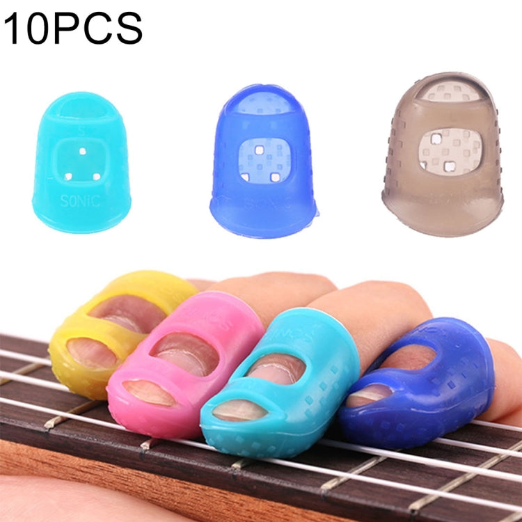 吉他尤克里里按弦樂器手指保護套防按痛指頭帽10個一賣, 10 PCS Finger Protector