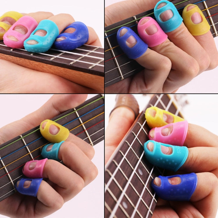 吉他尤克里里按弦樂器手指保護套防按痛指頭帽10個一賣, 10 PCS Finger Protector