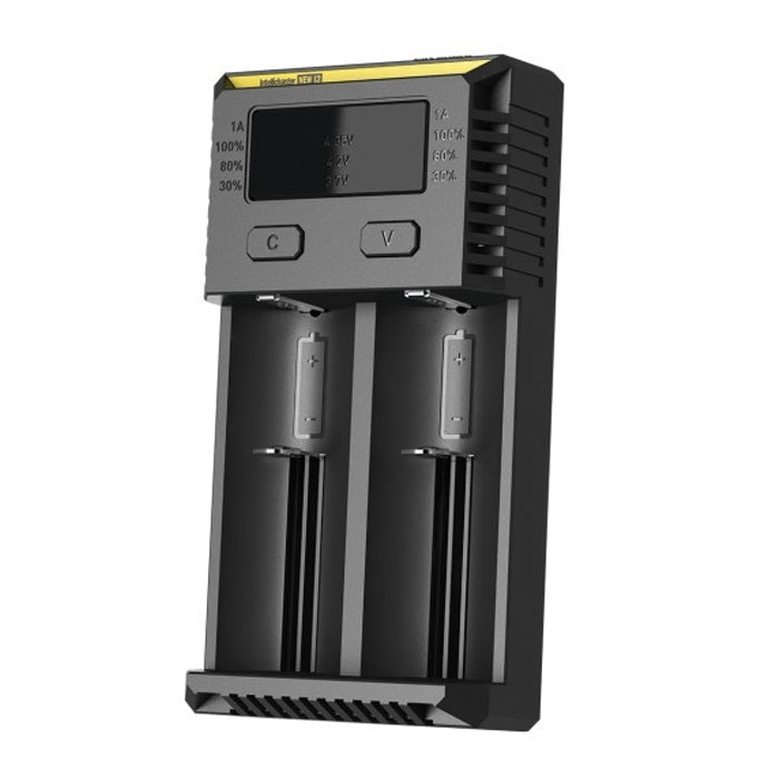 Nitecore NEW i2智能電池充電器, 帶LED指示燈, 適用於14500, 16340 , 18650, 22650, 26650, Ni-MH and Ni-Cd  等電池
