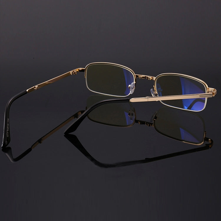 150度 可摺疊防藍光老花眼鏡 男女通用 配眼鏡盒&布