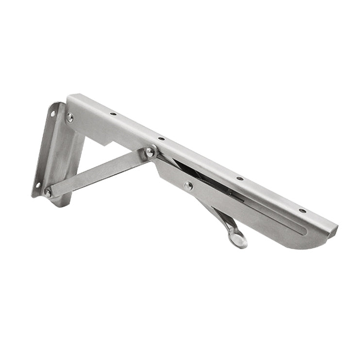 14寸 K型不銹鋼彈簧支架壁掛可摺疊餐桌用活動邊置物收納