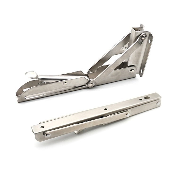 14寸 K型不銹鋼彈簧支架壁掛可摺疊餐桌用活動邊置物收納