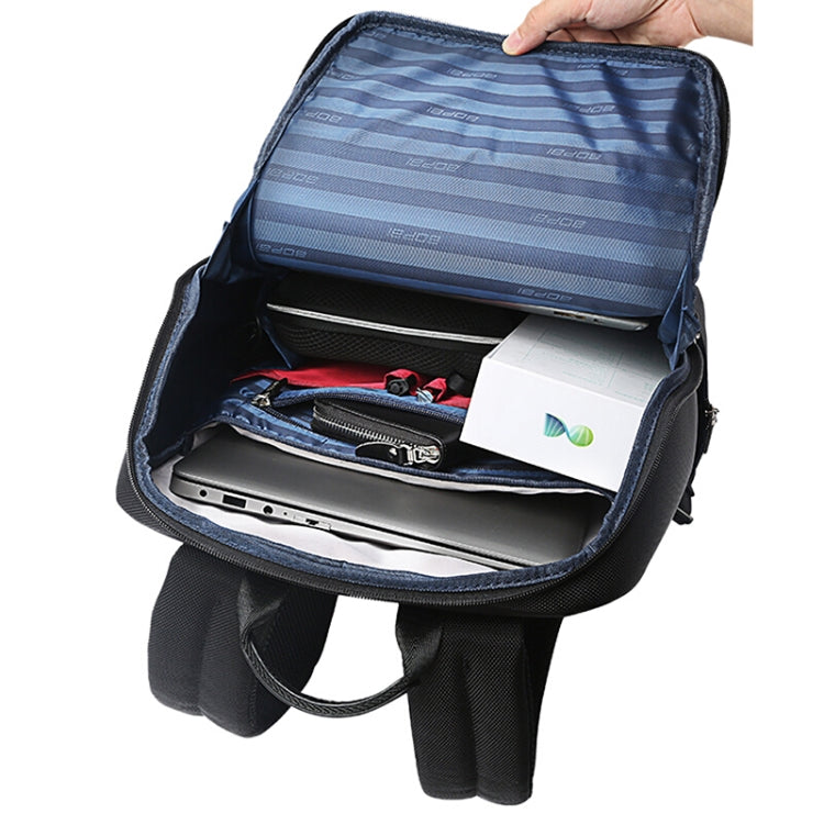 博牌 751-006881 商務防盜防水雙肩包 帶USB充電口 尺寸: 30x14x44cm