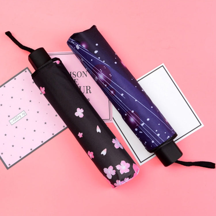 1625 三折摺疊超輕遮陽傘女式晴雨傘防晒