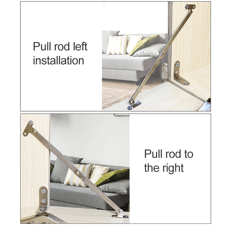 15個一賣 加厚二折摺疊拉杆 櫃門活動支撐桿