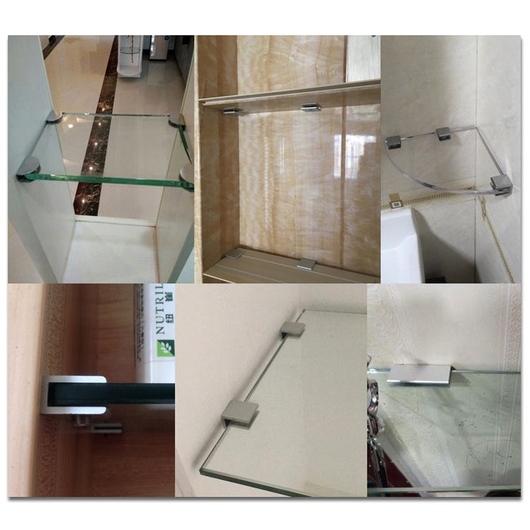 15個一賣 單孔 鋁合金玻璃固定夾支架托，夾8mm小號