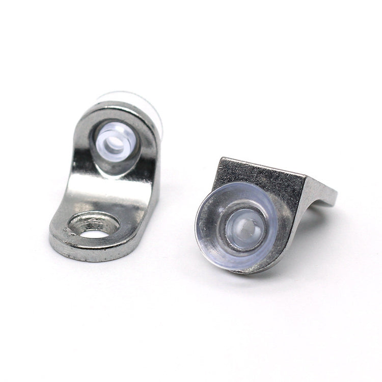 100個一賣 圓形 加厚鋅合金亮光層吸盤板托 D款，重量：4.2克