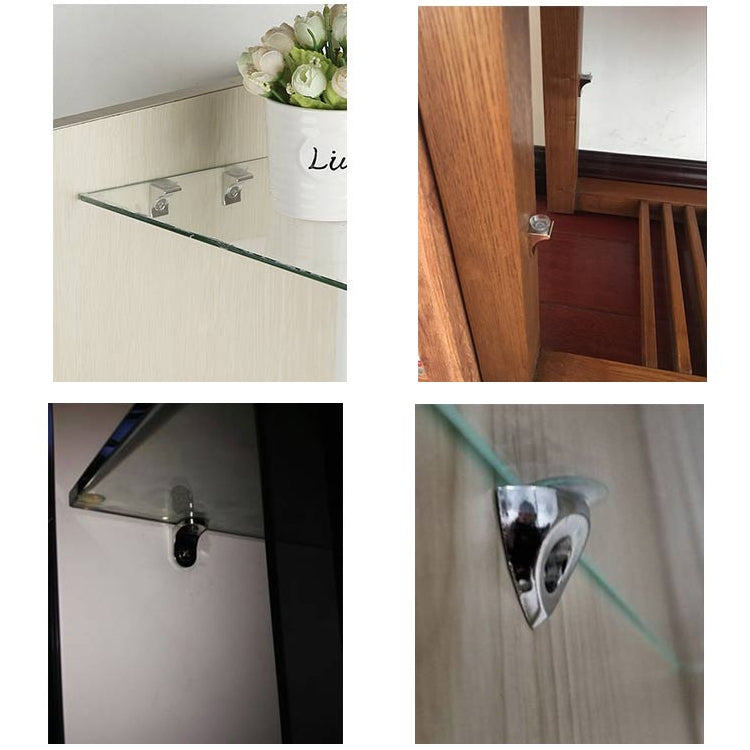 100個一賣 圓形 加厚鋅合金亮光層吸盤板托 D款，重量：4.2克