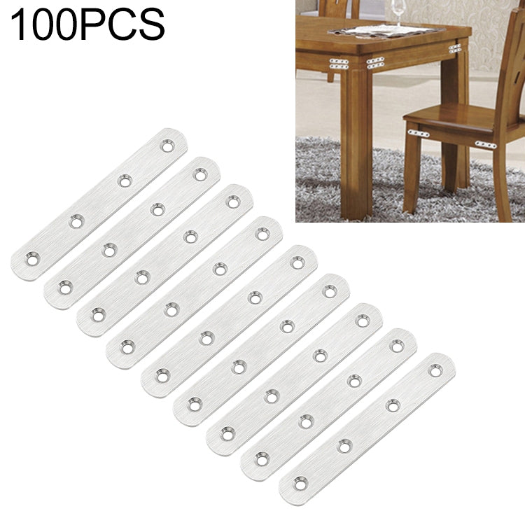 100個一賣 不銹鋼連接碼 直片角碼 7號