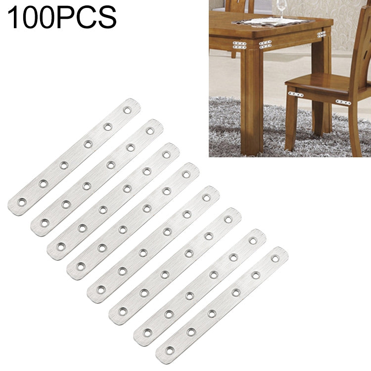 100個一賣 不銹鋼連接碼 直片角碼 8號