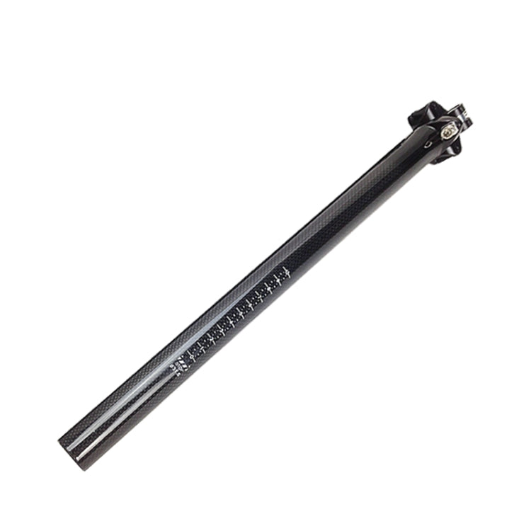 TOSEEK 3K碳纖維自行車座管座桿，尺寸：30.8x350mm