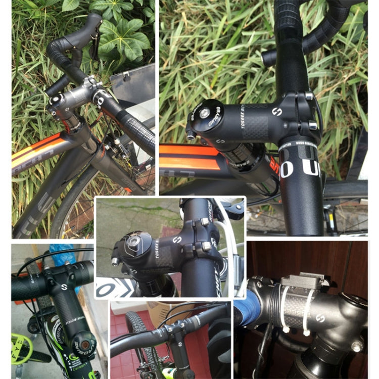 TOSEEK 公路山地自行車超輕車把立管龍頭，尺寸：6度，60mm