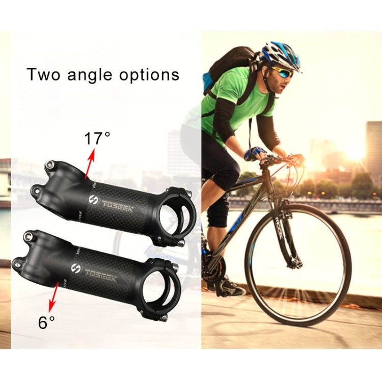 TOSEEK 公路山地自行車超輕車把立管龍頭，尺寸：6度，80mm