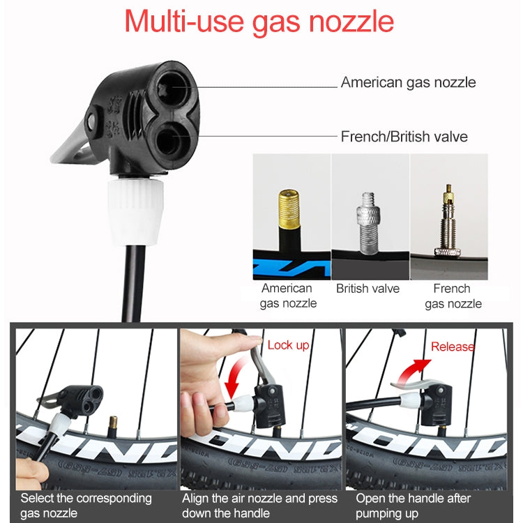歐耐 A380C 家用高壓汽車摩托車打氣筒 山地自行車充氣筒
