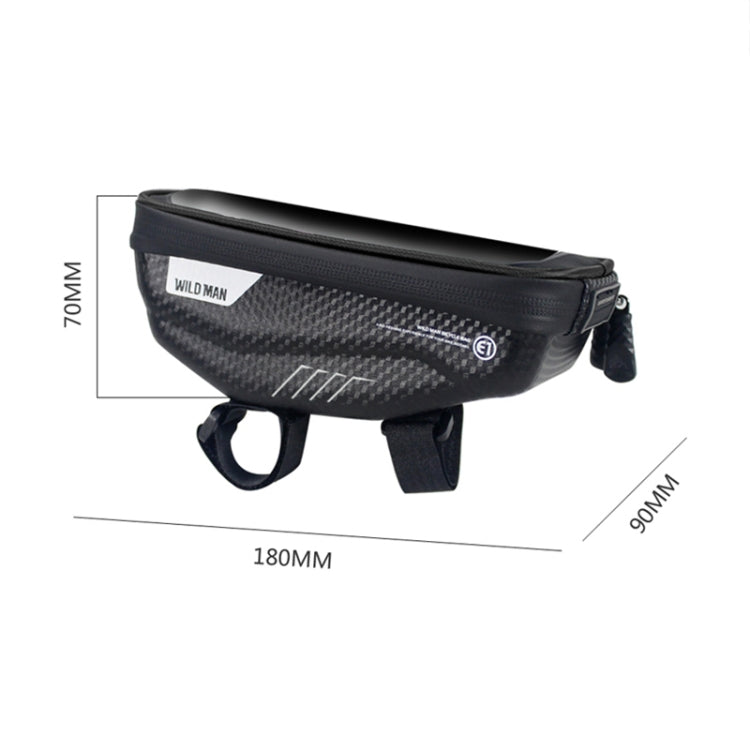 WILD MAN E1 防水前袋山地車手機套自行車筒包騎行配件