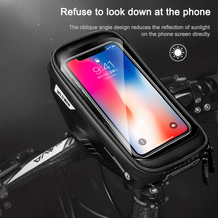 WILD MAN E1 防水前袋山地車手機套自行車筒包騎行配件