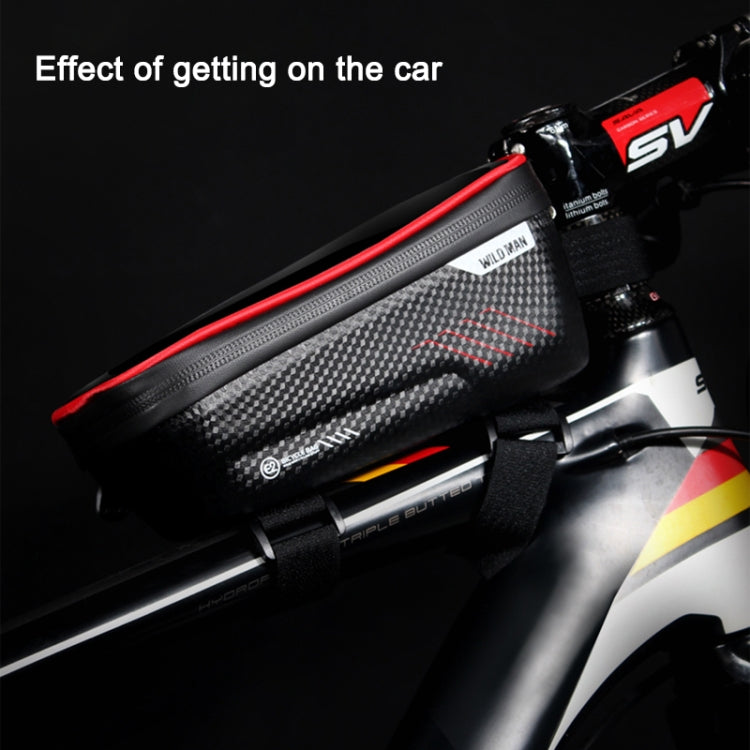 WILD MAN E2 防水前袋山地車手機套自行車筒包騎行配件