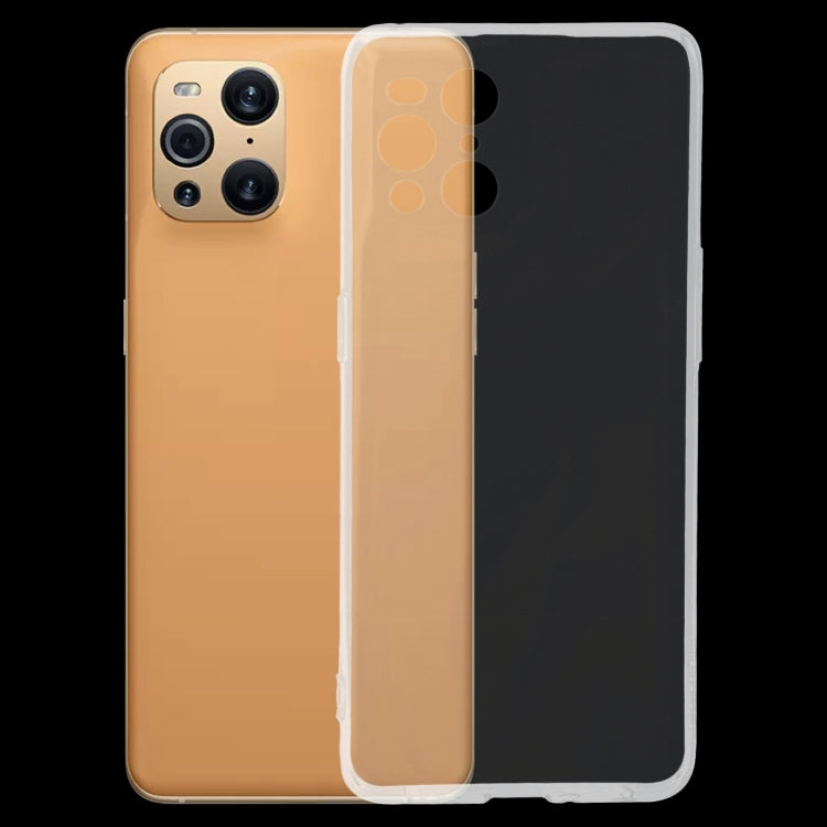 適用於OPPO Find X3 Pro 0.75mm超薄透明TPU軟殼