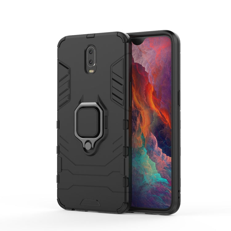 適用於OPPO R17 黑豹PC + TPU磁吸指環支架防摔保護殼  , For OPPO R17