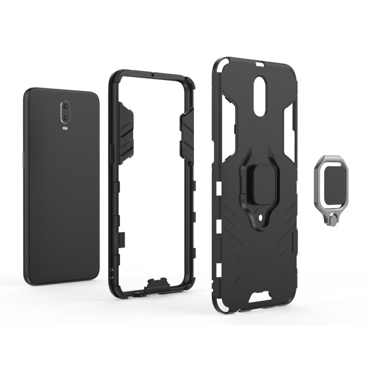 適用於OPPO R17 黑豹PC + TPU磁吸指環支架防摔保護殼  , For OPPO R17