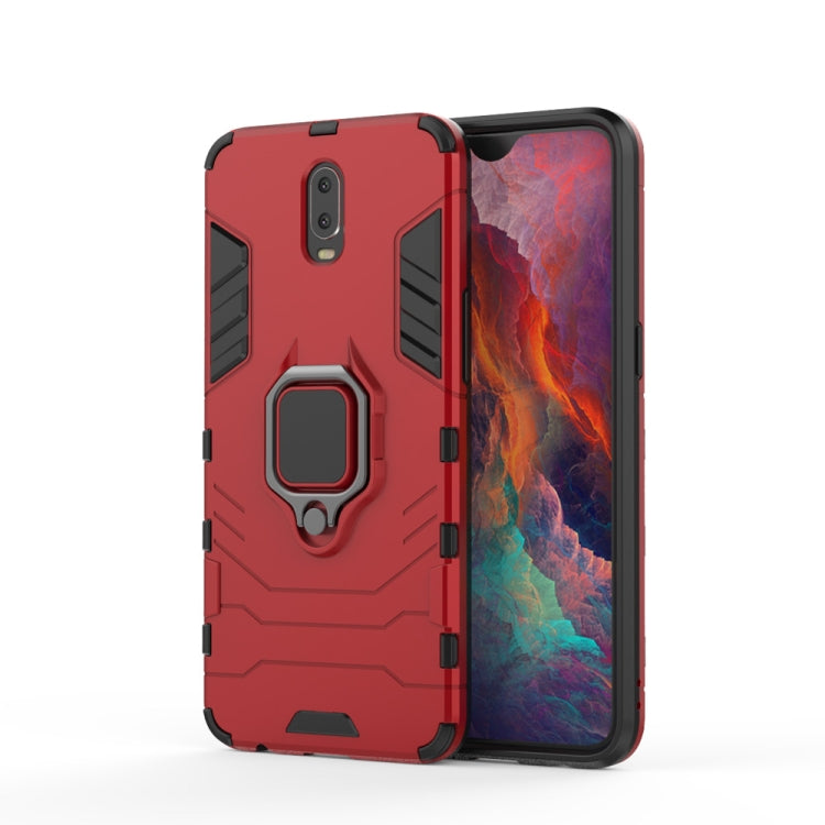 適用於OPPO R17 黑豹PC + TPU磁吸指環支架防摔保護殼  , For OPPO R17
