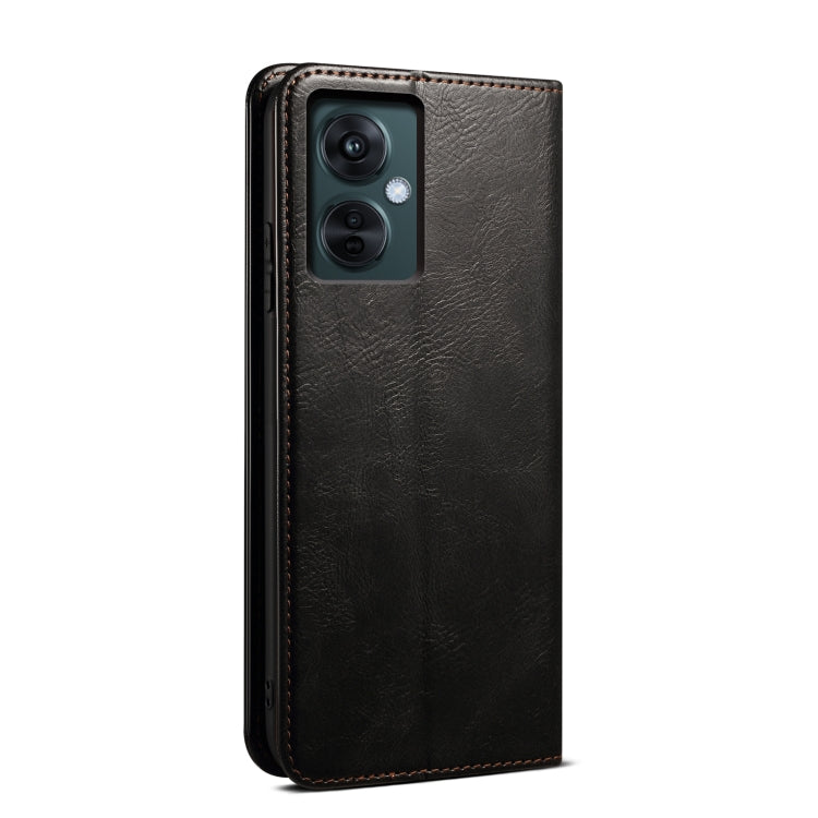 油蠟瘋馬紋休閑款手機皮套 適用於 OnePlus Nord CE 3 Lite / OPPO K11X