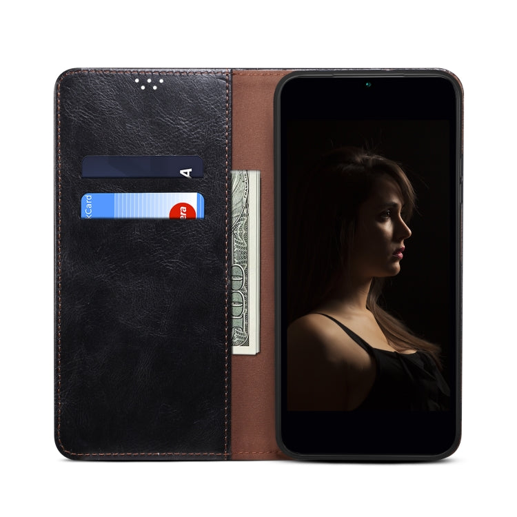 油蠟瘋馬紋休閑款手機皮套 適用於 OnePlus Nord CE 3 Lite / OPPO K11X