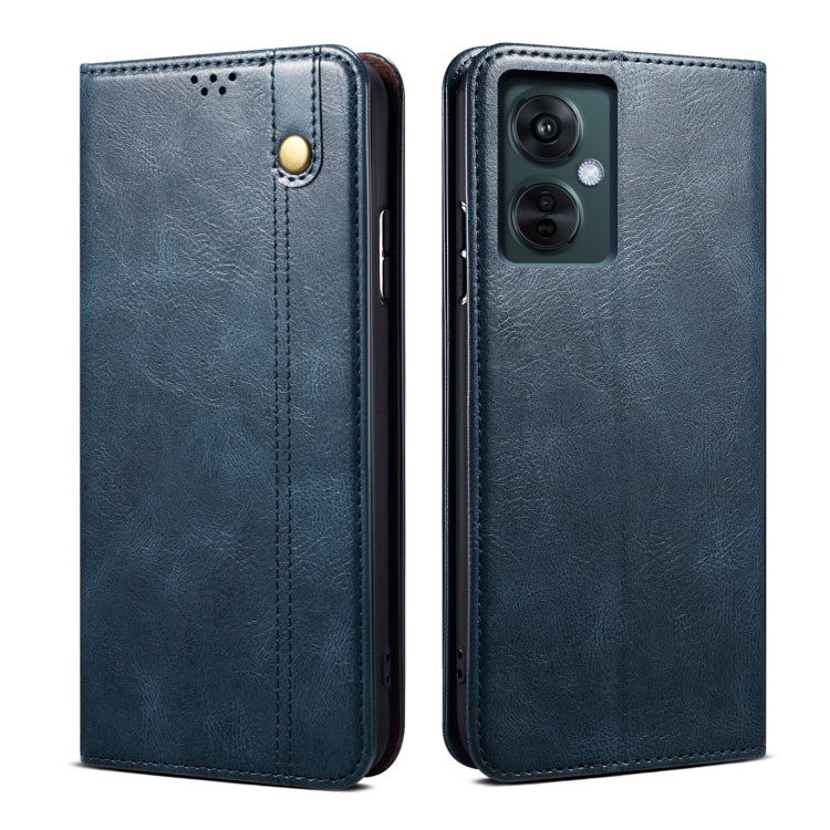 油蠟瘋馬紋休閑款手機皮套 適用於 OnePlus Nord CE 3 Lite / OPPO K11X