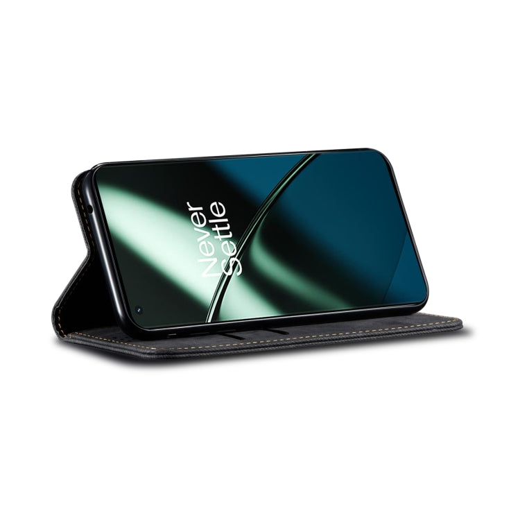 牛仔紋休閑款手機皮套 適用於 OnePlus Nord CE 3 Lite / OPPO K11X