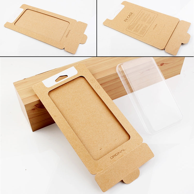 50 PCS iPhone手機殼包裝盒 牛皮紙包裝盒  可用尺寸: 148mm x 78mm x 7mm