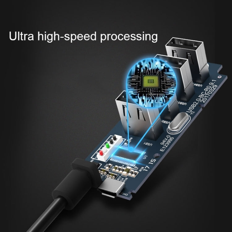 ORICO  W5P-U3-30  USB 3.0桌面4口集線器 30cm線