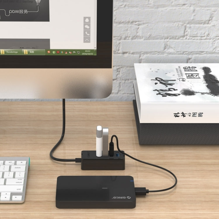 ORICO  W5P-U3-100  USB 3.0桌面4口集線器 100cm線
