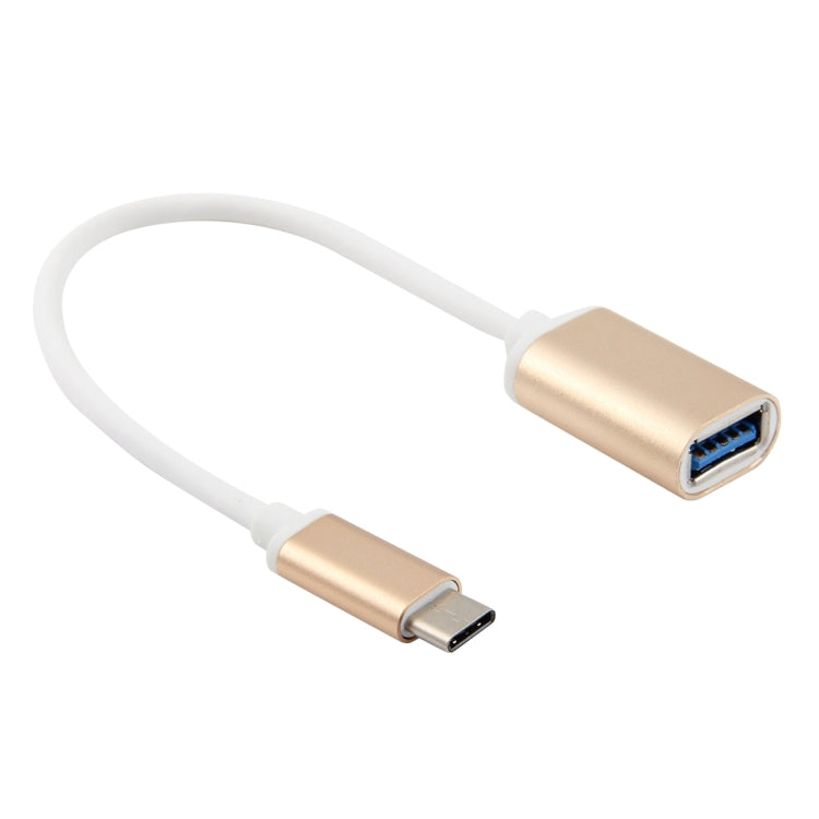 USB 3.1 Type-c公頭 轉 USB3.0 母頭 鍍金頭適配線, 線長: 20厘米