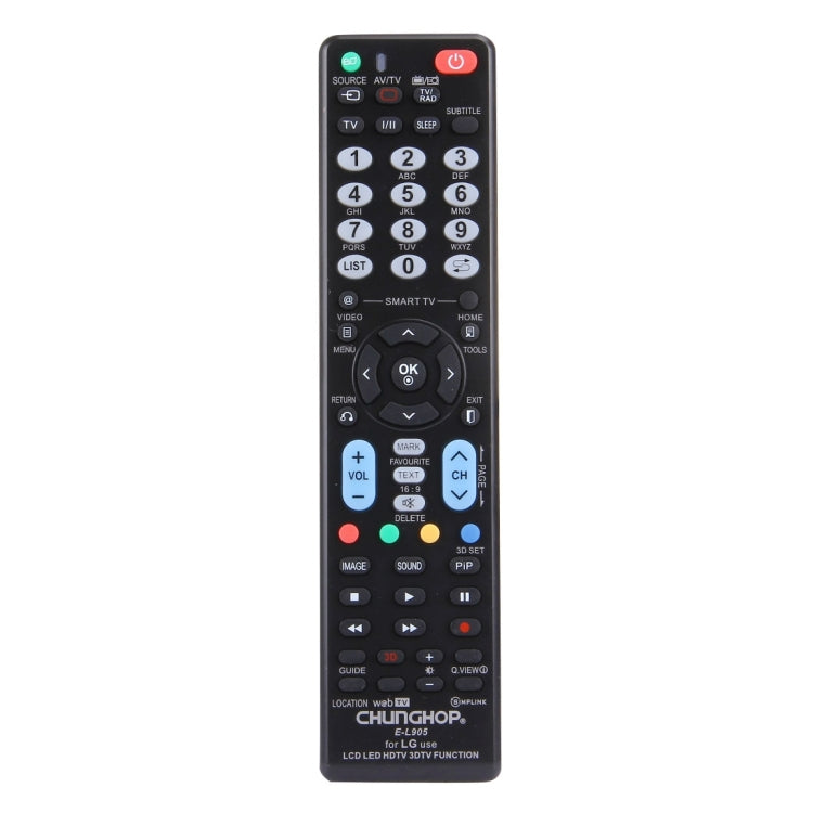 CHUNGHOP E-L905 通用於 LG 品牌的 LED LCD HDTV 3DTV 液晶電視遙控器