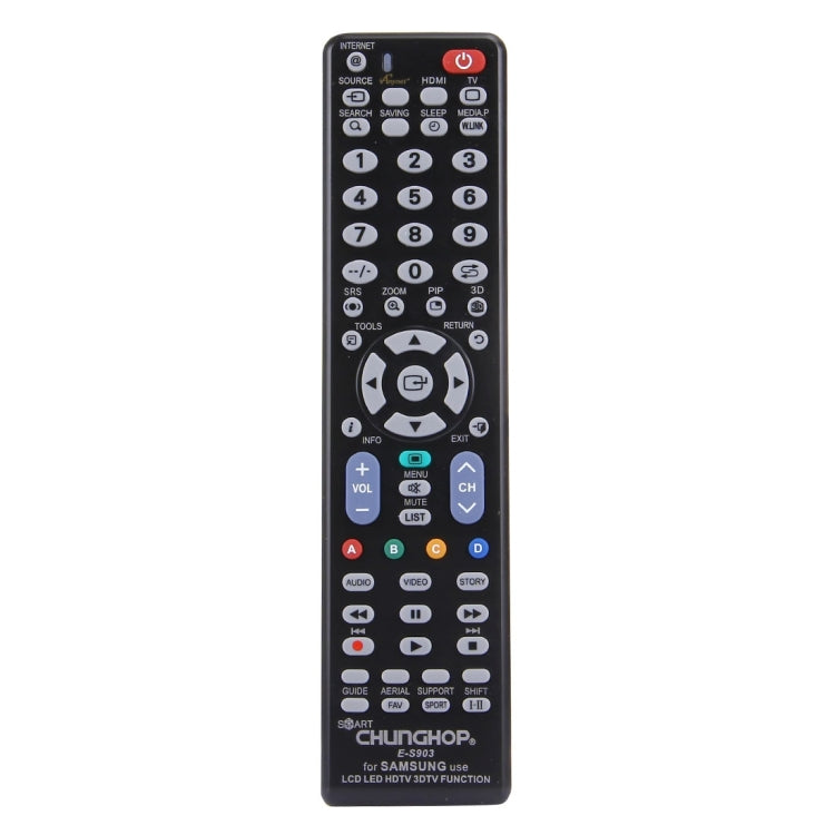 CHUNGHOP E-S903 通用於 三星 品牌的 LED LCD HDTV 3DTV 液晶電視遙控器