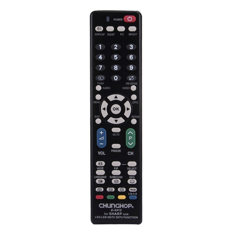 CHUNGHOP E-S915  夏普SHARP LED LCD HDTV 3DTV 遙控器
