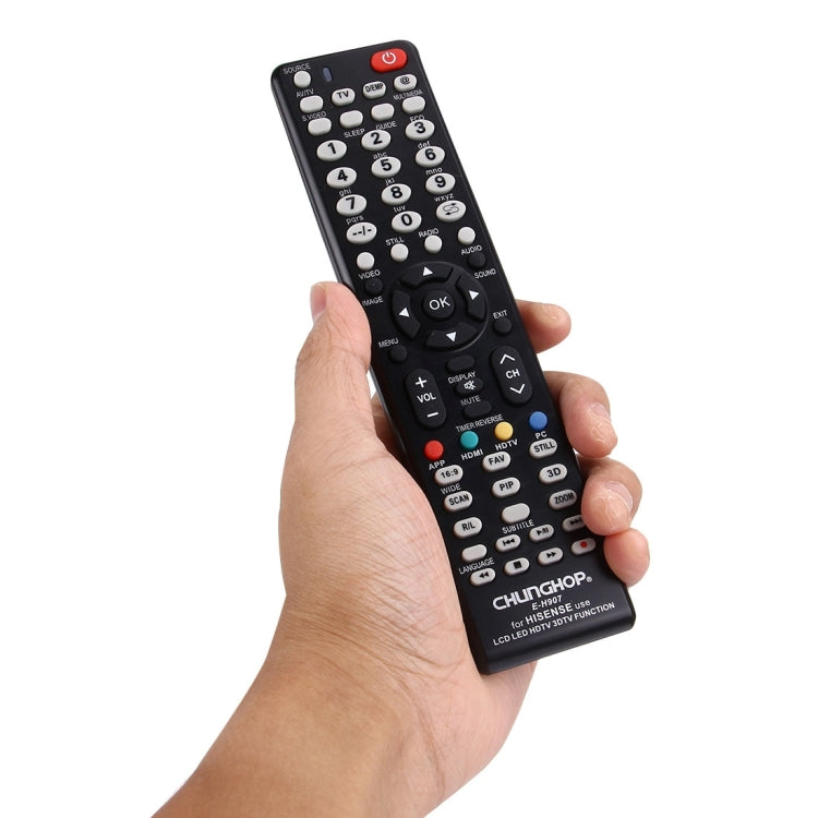 CHUNGHOP E-H907 通用於 HISENSE 品牌的 LED LCD HDTV 3DTV 液晶電視遙控器