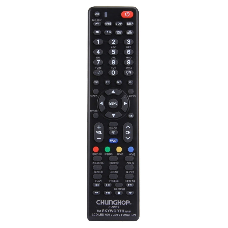 CHUNGHOP E-S902 創維SKYWORTH LED LCD HDTV 3DTV 遙控器
