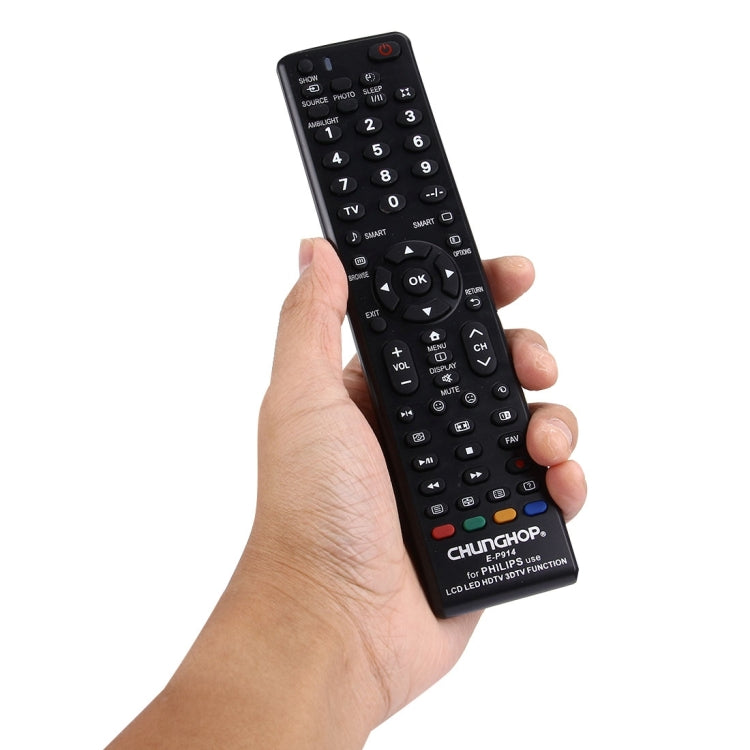 CHUNGHOP E-P914 通用於 PHILIPS 品牌的 LED LCD HDTV 3DTV 液晶電視遙控器
