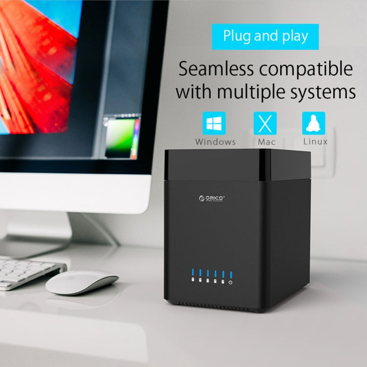 ORICO DS500U3 磁吸式3.5英寸USB3.0硬盤櫃