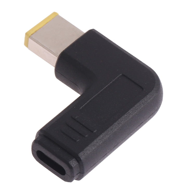 USB-C / Type-C Female to Big Square USB Male Plug Elbow Adapter Connector For Lenovo Thinkpad / ThinkBook / Xiaoxin