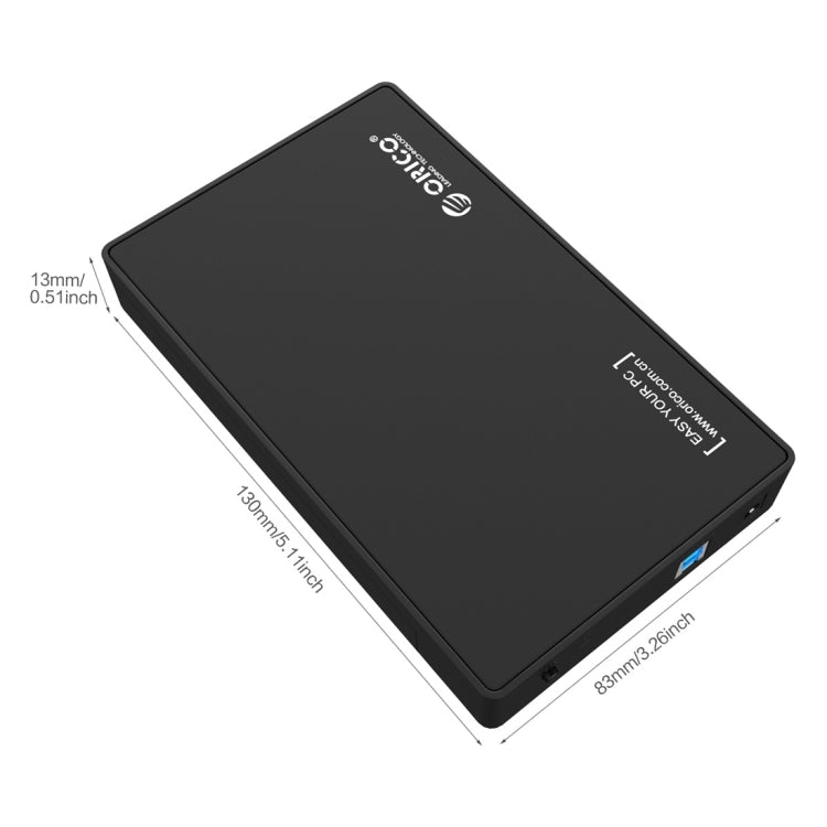 ORICO 3588US3 移動硬盤盒/USB 3.0 Type-B 2.5 / 3.5英寸SSD / SATA HDD硬盤盒